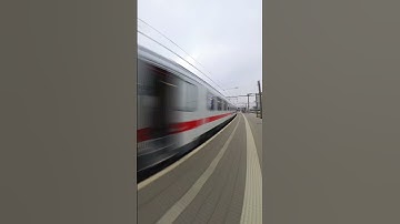 DB IC in Amsterdam Centraal - The classic intercity train to Berlin