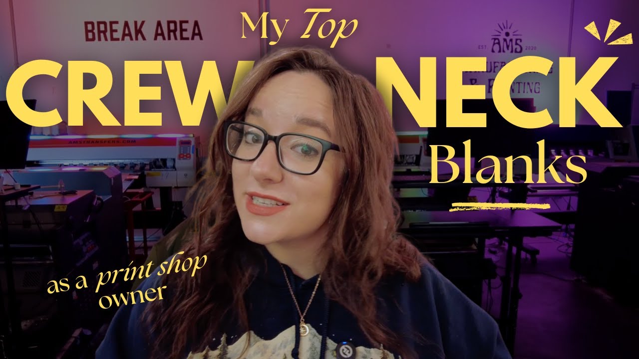 Best Blank Crewnecks For DTF & Screen Printing