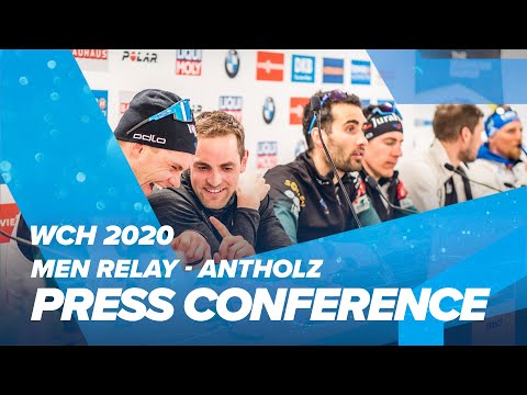 Antholz 2020: Men Relay Press Conference