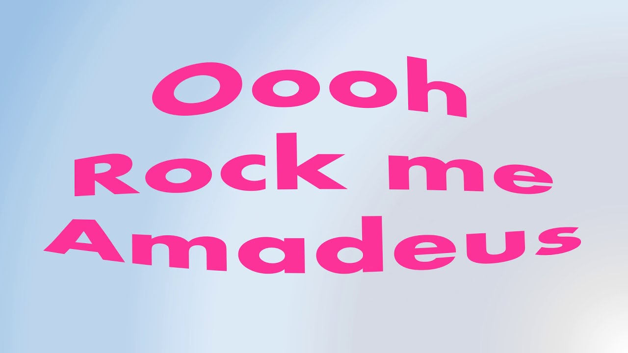 Rock Me Amadeus by Falco, lyric video