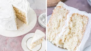 Moist White Cake with that Wedding Cake Taste
