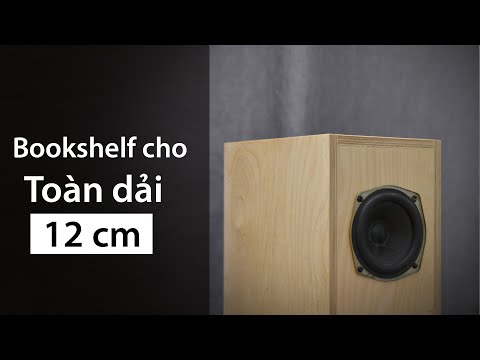 Video Thùng bookshelf cho loa toàn dải 12 cm - youtube