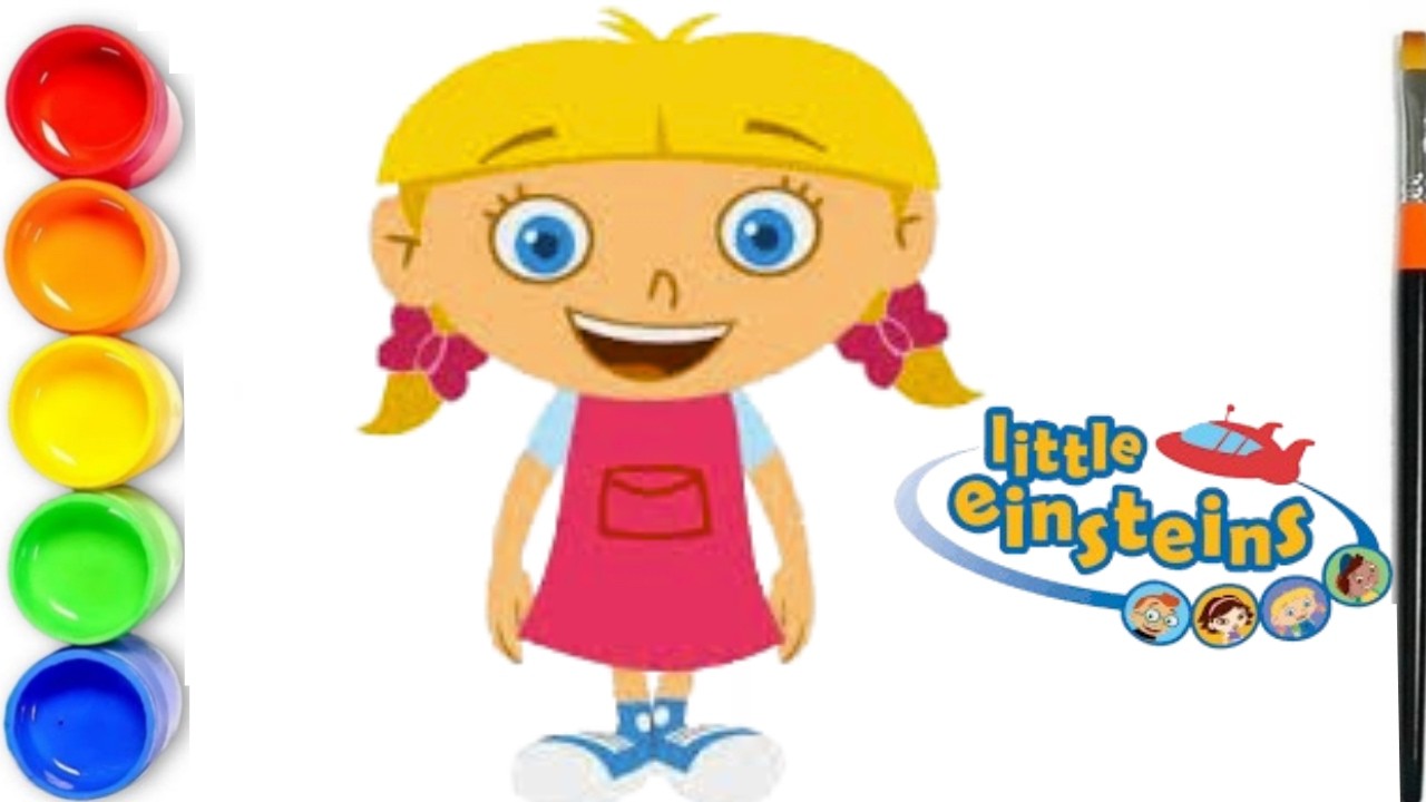 How to draw Annie - Little Einsteins - YouTube