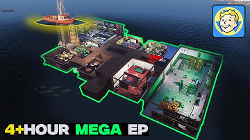 Fallout 4: FINISHING my Secret Underwater FEV Lab  – Complete Interior fit-out and tour! EP. 2