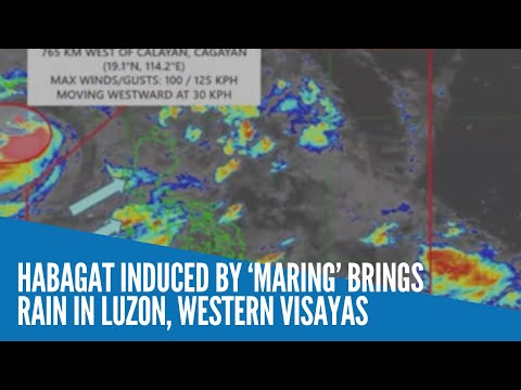 Habagat induced by ‘Maring’ brings rain in Luzon, Western Visayas