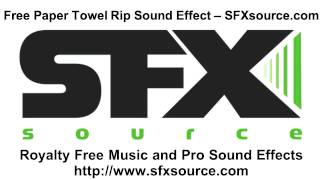 Free Paper Towel Rip Sound Effect - SFXsource.com