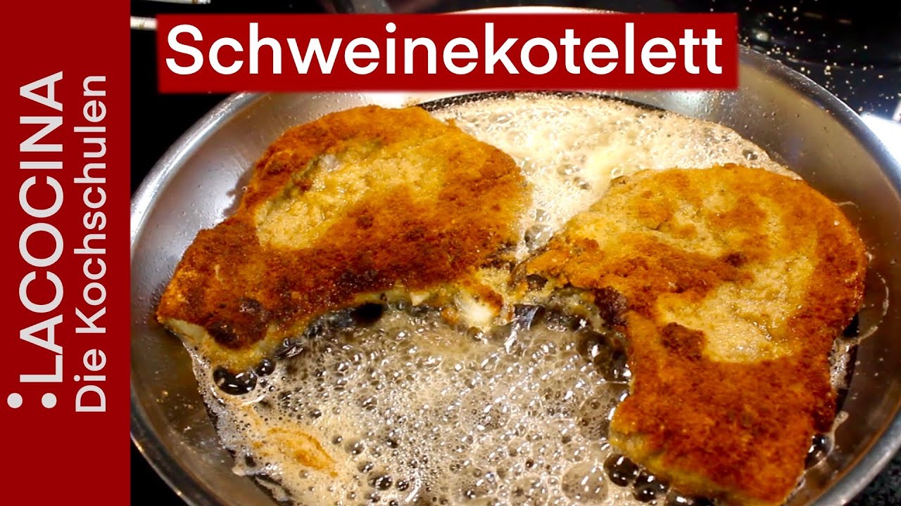 Küchenbasics der deutschen Küche: knusprig paniertes Schweinekotelett wie von Oma | La Cocina