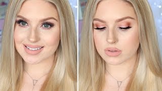 Makeup For Fair or Pale Skin ♡ Glam Daytime Rose Gold & Nudes!