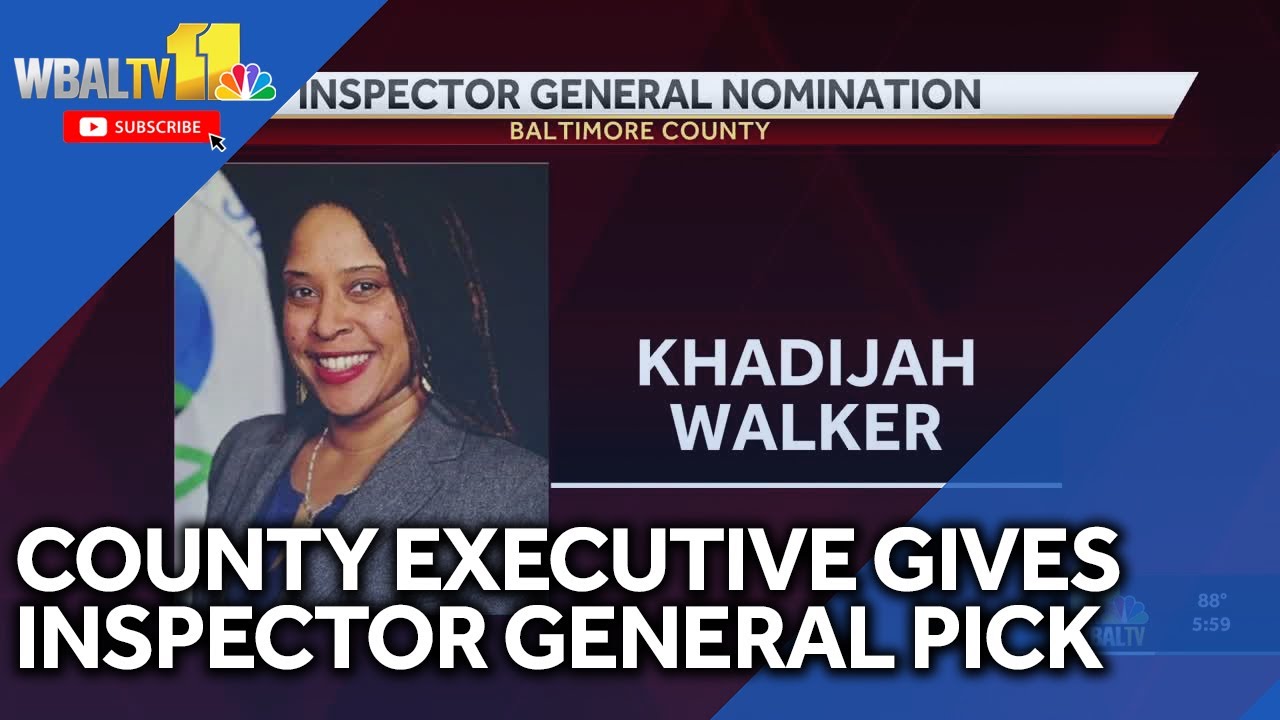 Baltimore County executive names inspector general pick