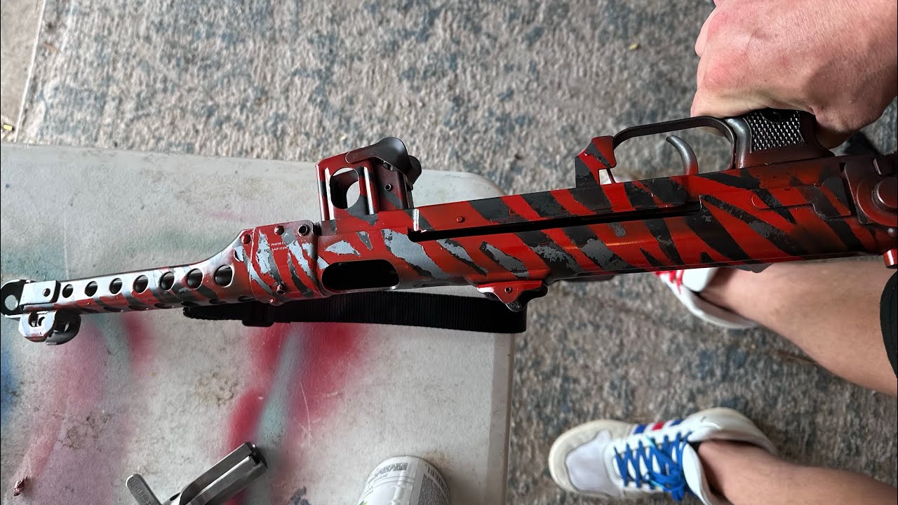 Part 2 of how to custom paint your gun tiger stripe edition. YouTube
