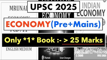 UPSC ECONOMY :-  *Confused ?*, "Maximise Score with Only 1 Source"  #thinkbasicfolks
