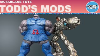 McFarlane Toys DC Multiverse Review: Todd's Mods Darkseid & Cyborg | Asoka The Geek