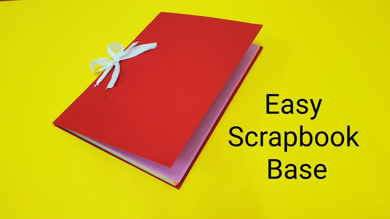 Easy Scrapbook Base 😍, DIY Scrapbook😍