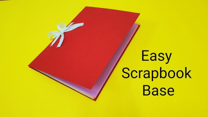 Easy Scrapbook Base 😍, DIY Scrapbook😍