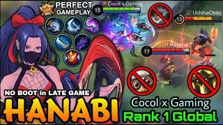 Late Game No Boots Hanabi Perfect Play - Top 1 Global Hanabi By Cocol X Gaming - Mlbb