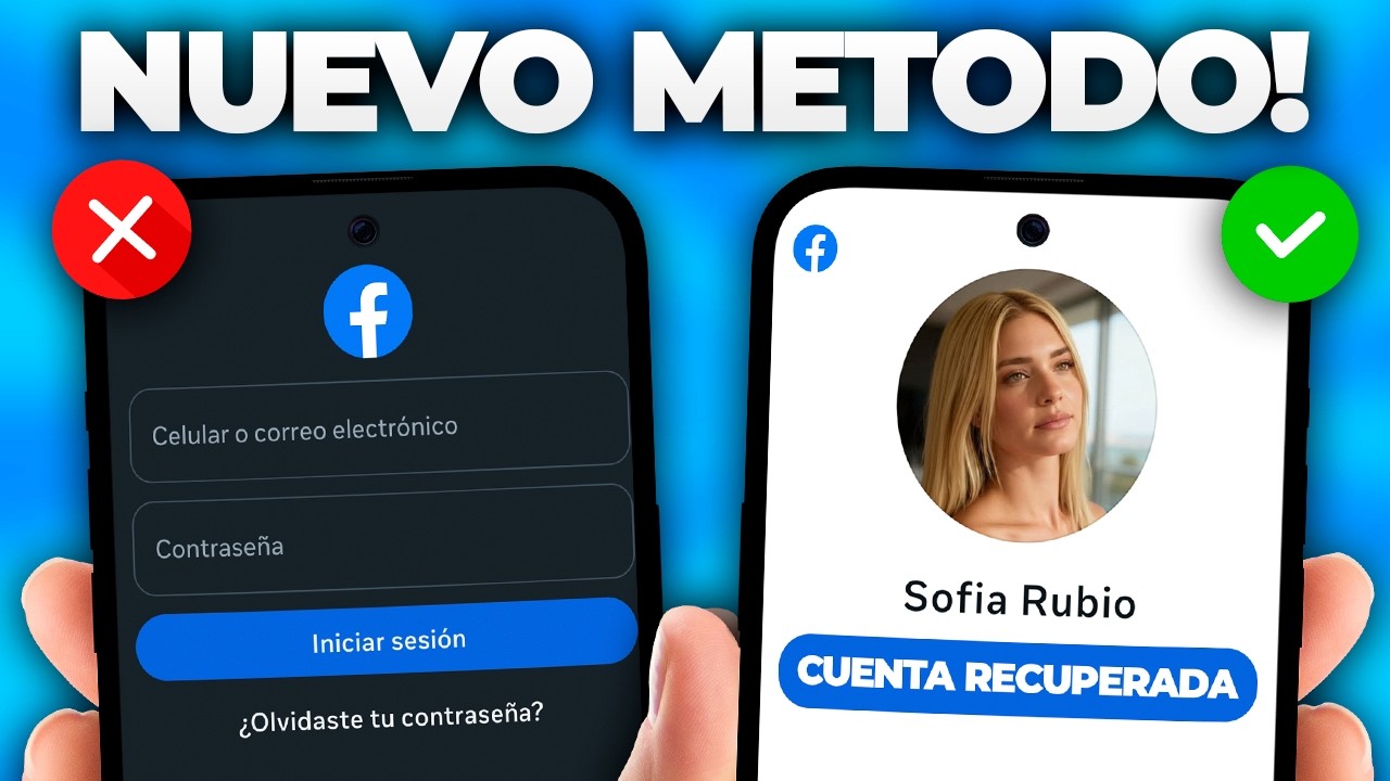 Como Recuperar una Cuenta de Facebook (Sin correo, número ni Contraseña)