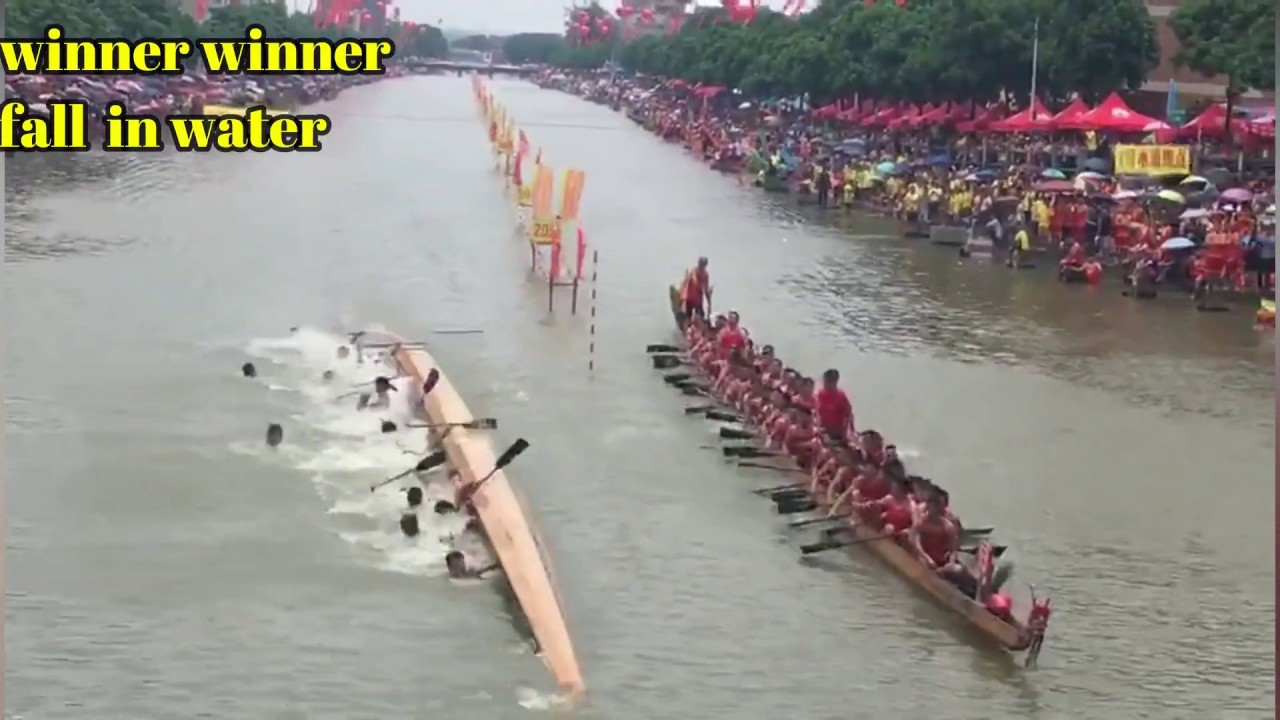 winner winner,fall in water Dragon Boat Festival funny moments#5_2019 ...