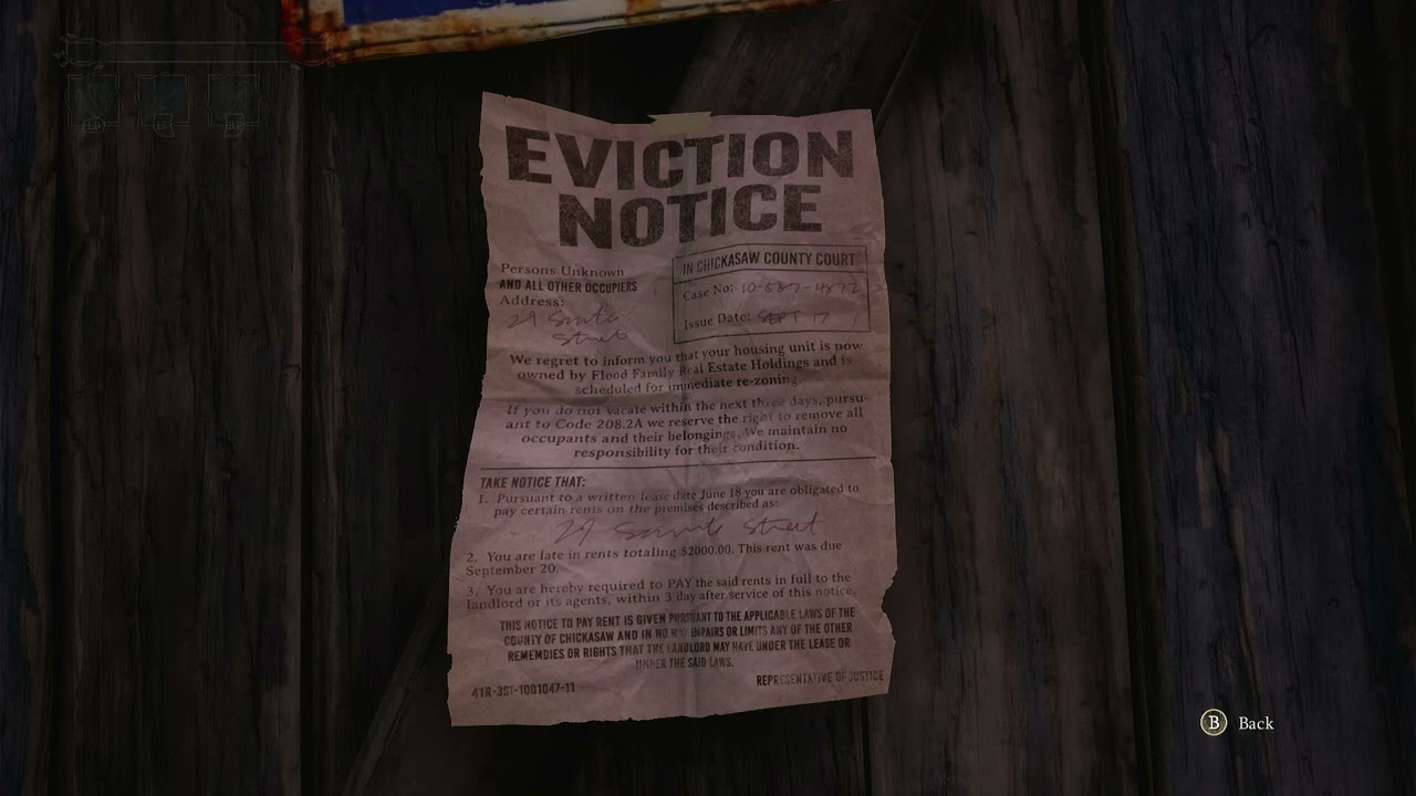 Eviction Notice | South of Midnight