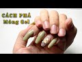 #THÁO MÓNG GEL đơn giản chỉ bằng móng giả | Phượng Phạm