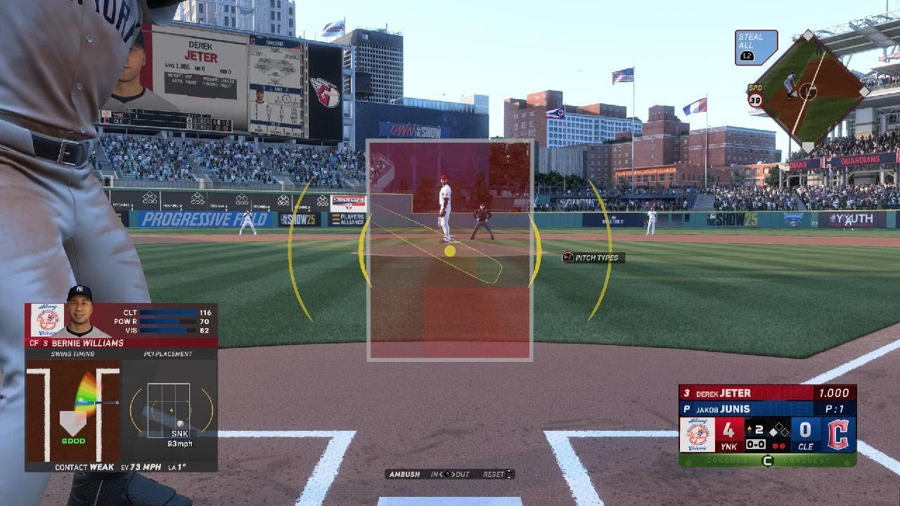 MLB The Show 25 Derek Jeter first home run 425ft