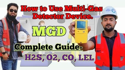 How to use Multi Gas Detector |MGD se kaise Gas test karen | Tools knowledge | Confined Space Tools