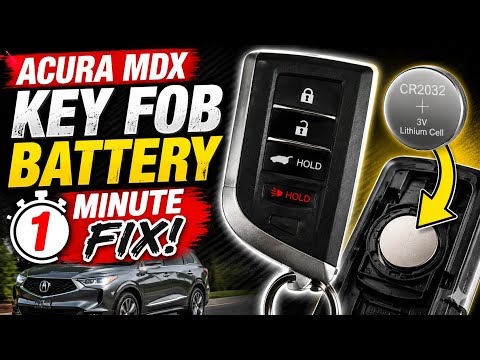 How To Change Acura Mdx Key Battery: Easy Step-by-Step Guide