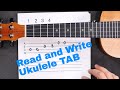 How to Read & Write Ukulele TAB // Easy Ukulele Tutorial