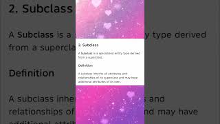 CP25C02 UNIT 1 Entity Relationship Model Revised-Subclasses,Superclasses and Inheritance #live