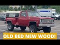 1980 Chevy k10 long bed stepside wood replacement Grandpas truck