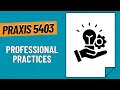 Practice Questions for Professional Practices | Praxis School Psychologist (5403)