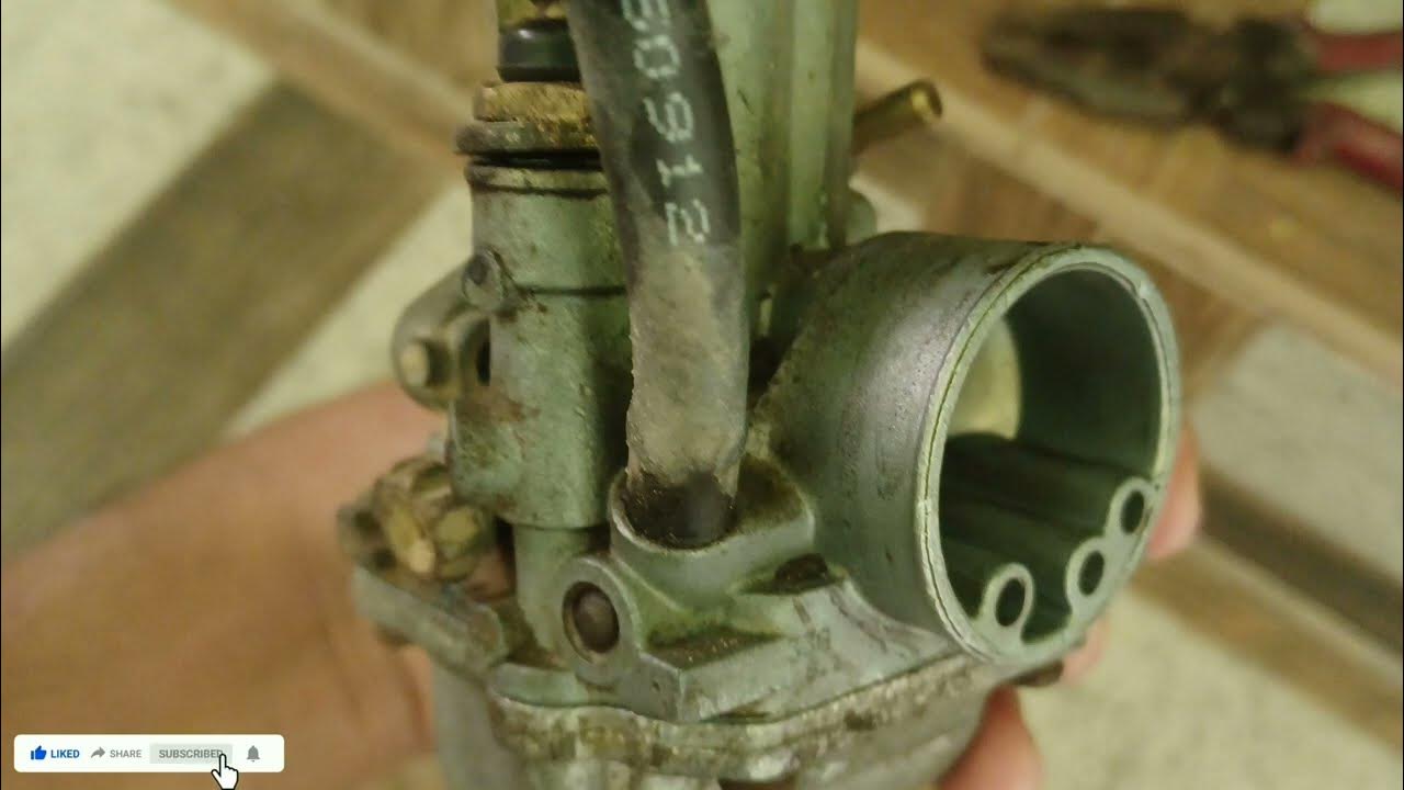 How to remove Access 125 carburetor using tools YouTube