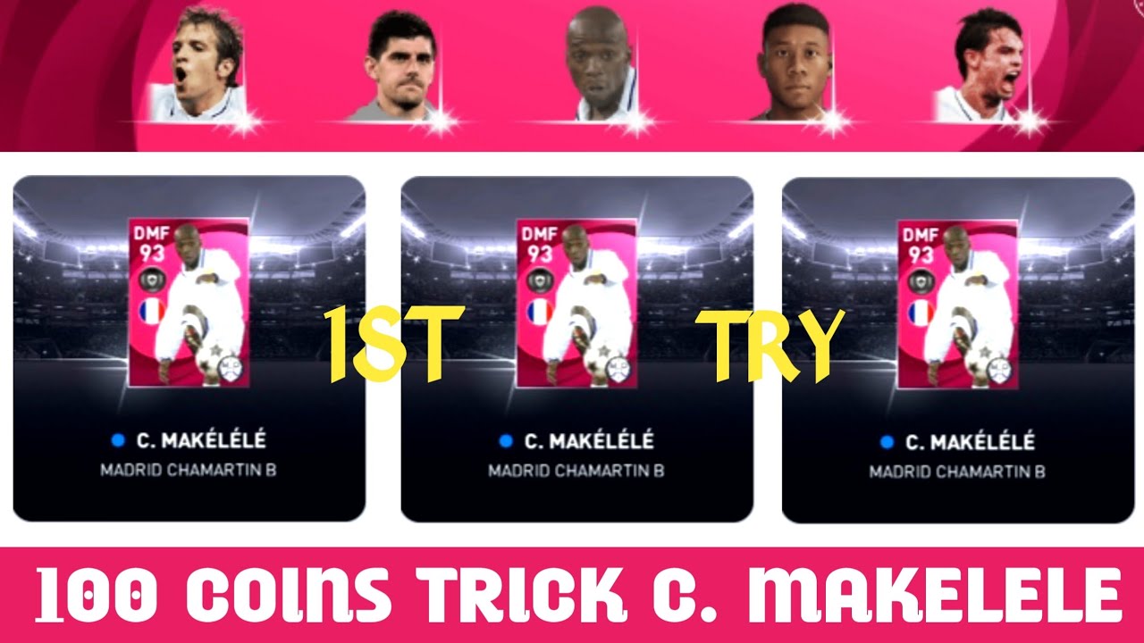Trick To Get Iconic C. Makelele From Iconic Real Madrid Trick In pes2021 Mobile