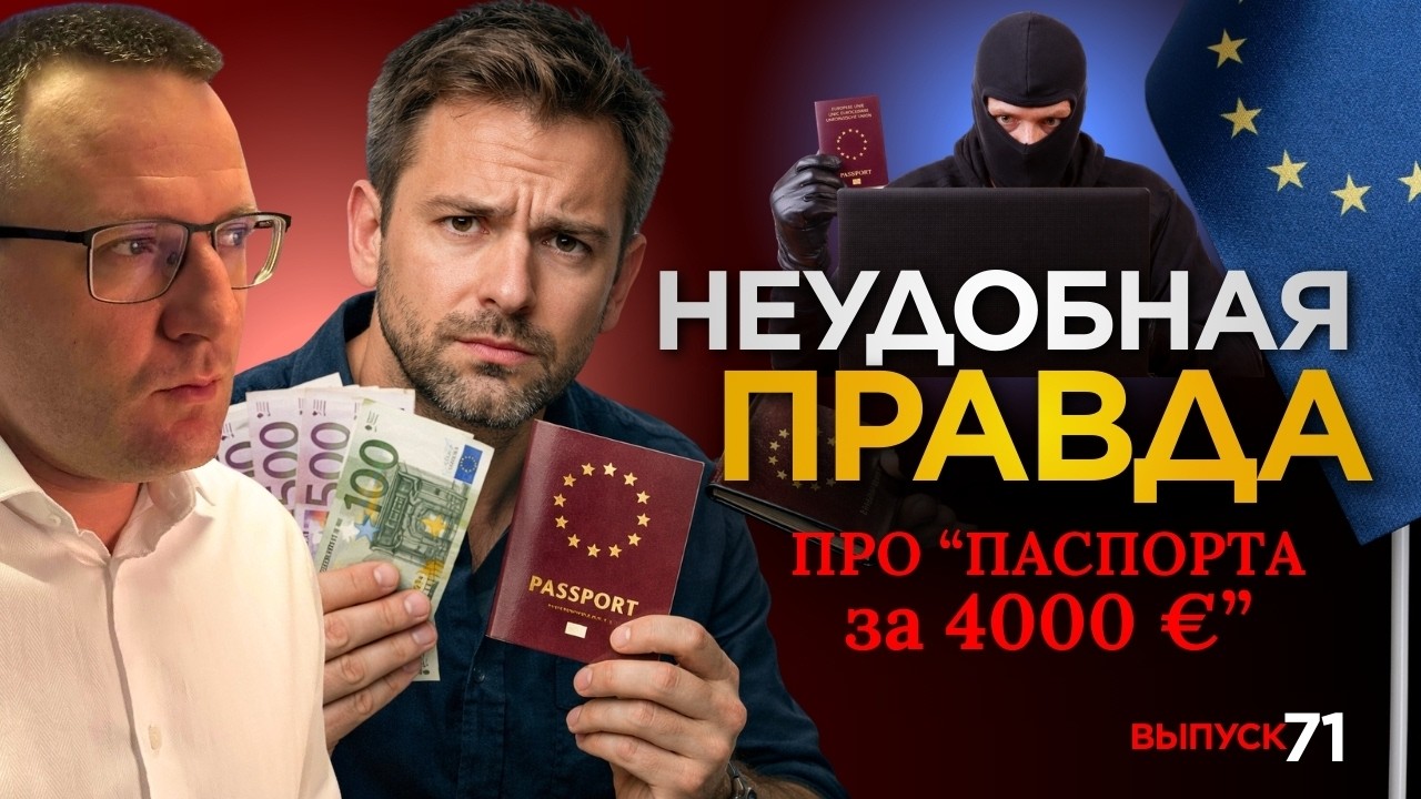 🔥 ГРАЖДАНСТВО ЕС за 4000€ — ЭТО РАЗВОД ⁉️ НЕУДОБНАЯ ПРАВДА