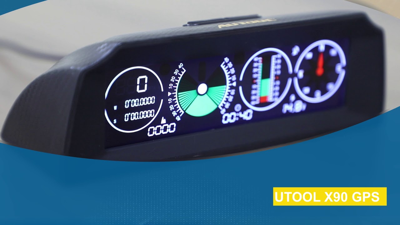 How to Convert KM/H to MPH on AUTOOL X90 Slope Meter GPS Version - YouTube