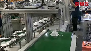 Automatic N95 cup mask making machine