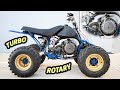 We Put a TURBO on our Rotary-Swapped ATV! Rotary ATV Ep.6