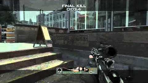 PS3 MW3 MSR ACOG scope