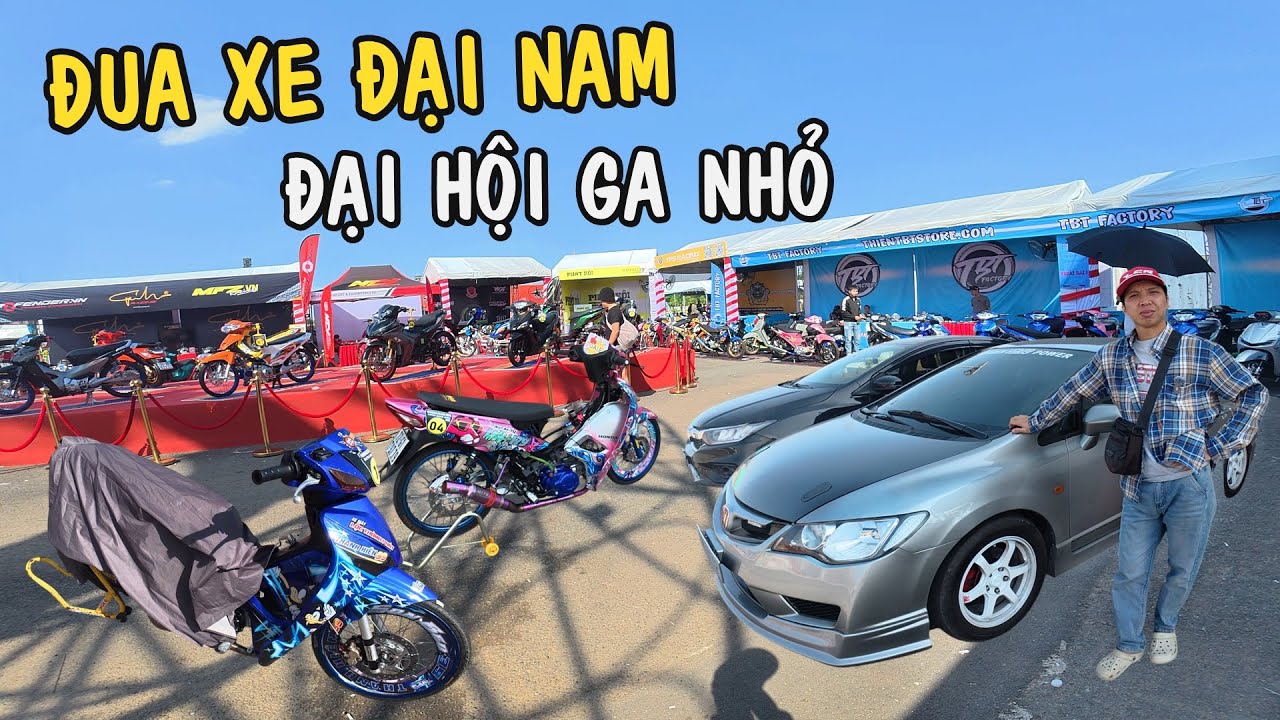 Đi Xem Đua Xe ĐẠI HỘI GA NHỎ Tại Trường Đua Đại Nam 28/12