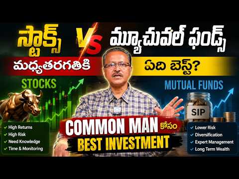 Mutual Funds or Stocks? Best Investment Strategy Explained in Telugu | Bonigala Solmon Raj