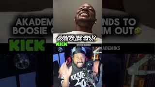 akademiks responds to boosie calling him out🤣 #akademiks #boosie #djvlad #shorts
