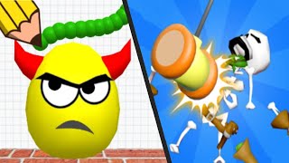 DRAW TO SMASH vs RAGDOLL BREAK DESTROY - Best Levels New UPDATE Satisfying Double Gameplay ios APK screenshot 5