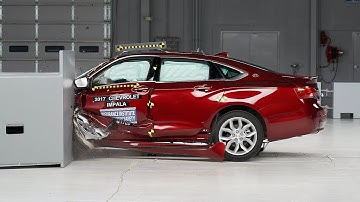 2017 Chevrolet Impala driver-side small overlap IIHS crash test