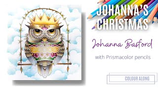 Colour Along | Johanna's Christmas by Johanna Basford | Christmas Owl Profile
