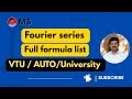 7 || 🎓 Learn Fourier Series Easily | VTU Karnataka Engineering Formula Guide ||RAvinandi engineering