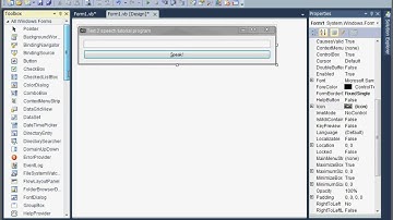 How to make a text to speech program in Visual Basic 2008/20010