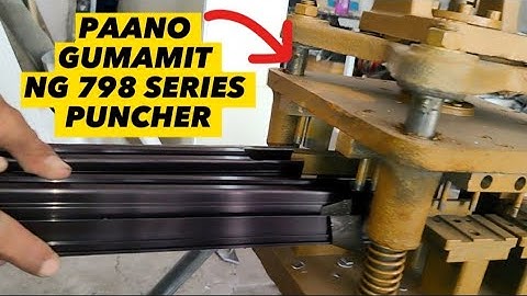 PAANO MAGBUTAS NG ALUMINUM USING 798 SERIES ALUMINUM PUNCHER|#798#slidingwindow