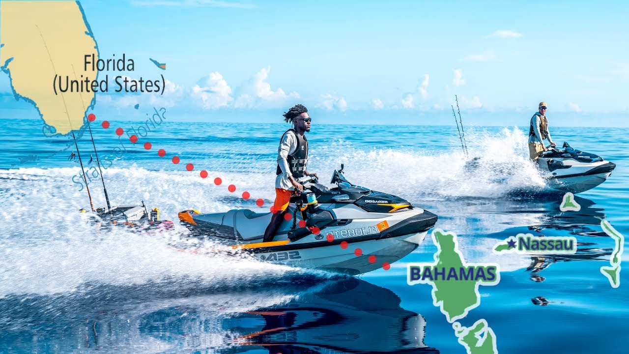 Crossing The Ocean 112 Miles To The Bahamas On A *Sea-Doo* Fish Pro