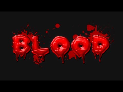 Blood Text Effect - Photoshop Tutorial