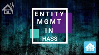 Entity Management in Home Assistant!!