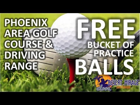 Phoenix Driving Ranges Phoenix Golf Course Free Driving Range Balls in Glendale Arizona - YouTube